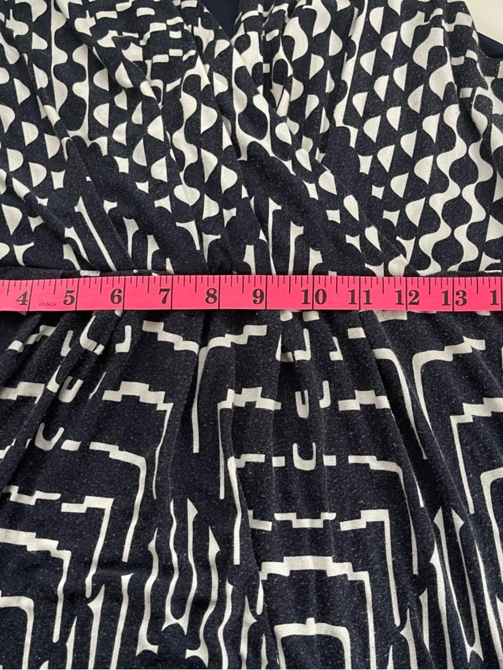 Mario Serrani Italy Maxi Dress Sleeveless Geometric Print Made in Italy Size.M - Picture 8 of 8